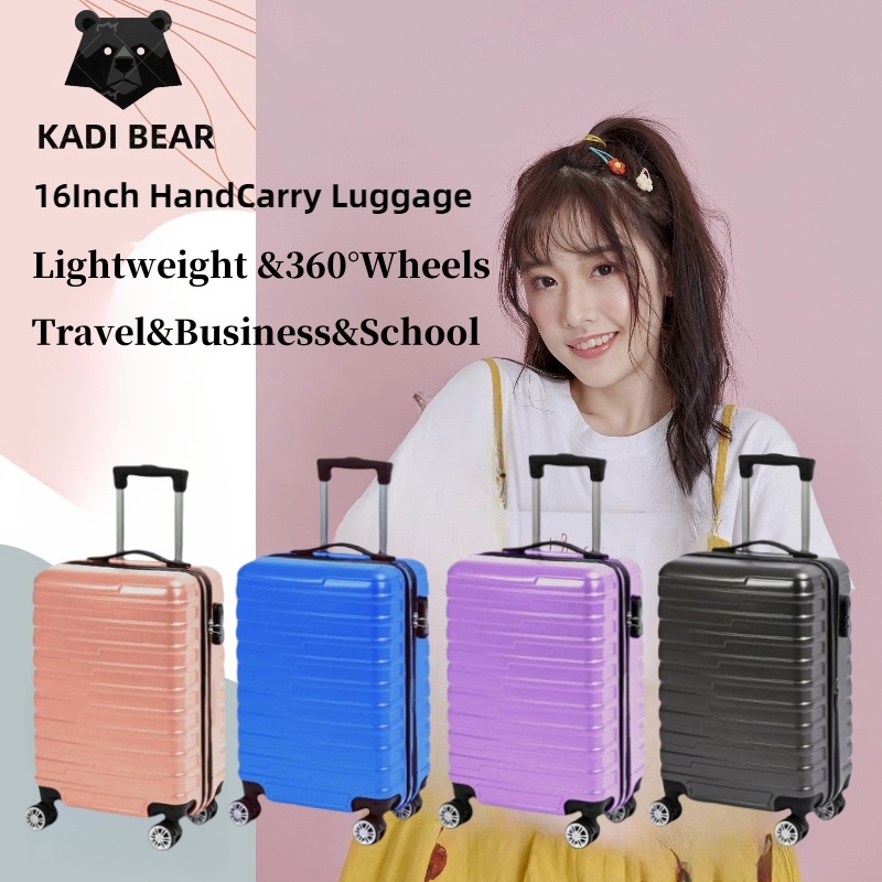 (KADIBEAR)Fashion Lugagge 16inch/18 INCH /20 inch 7-10kg HANDCARRY Luggage  360Ratation&lightweight