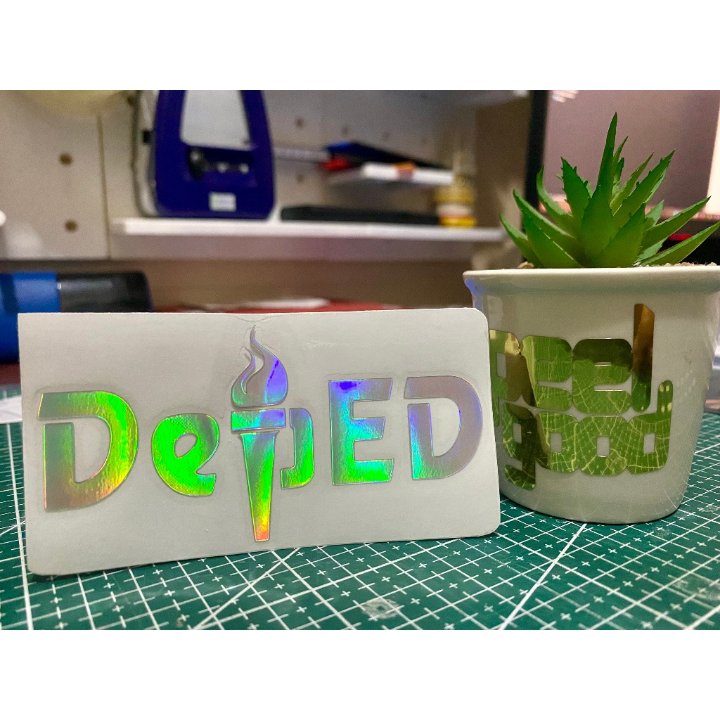 DEPED Stickers - Monochromatic Vinyl (Cut-out) | Shopee Philippines