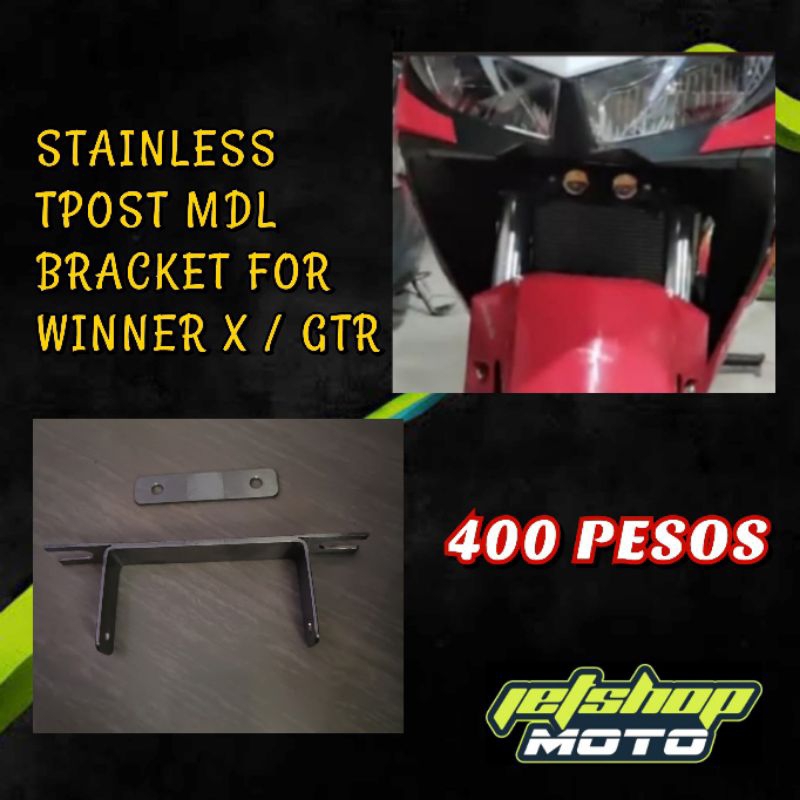 STAINLESS MINI DRIVING LIGHT BRACKET FOR WINNER X | Shopee Philippines