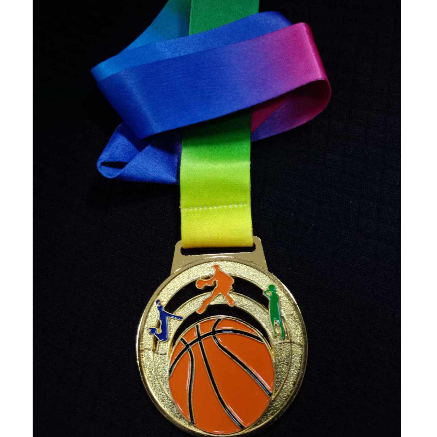 Basketball Sports Medal Color Gold SILVER BRONZE Unique