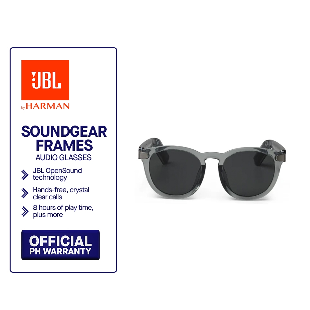 JBL SOUNDGEAR FRAMES AUDIO GLASSES Wearable wireless sound | Shopee ...