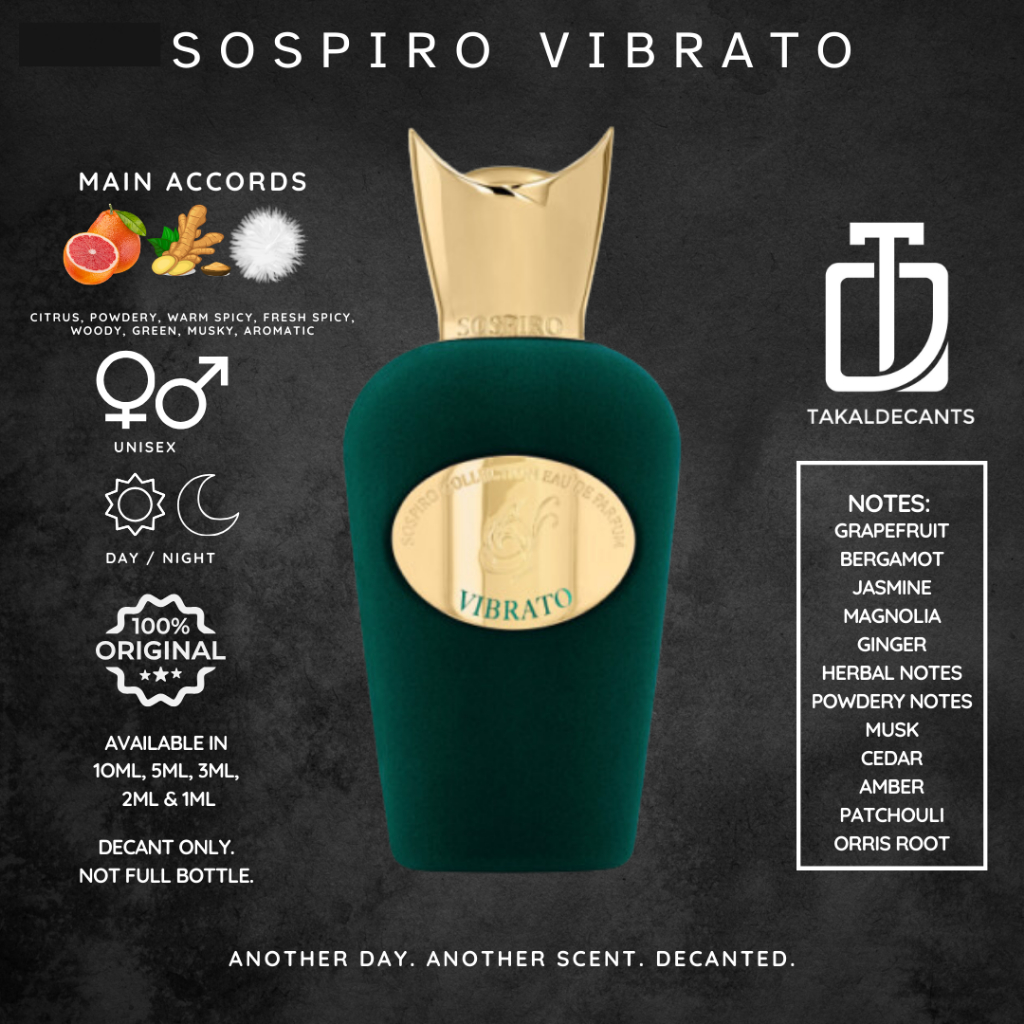 Sospiro Vibrato - Perfume Decants (1ml/2ml/3ml/5ml/10ml) TAKALDECANTS ...