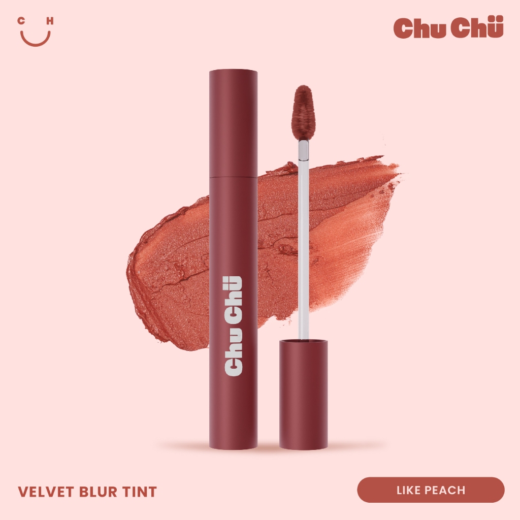 Chu Chu Beauty Velvet Blur Tint in Like Peach | Shopee Philippines