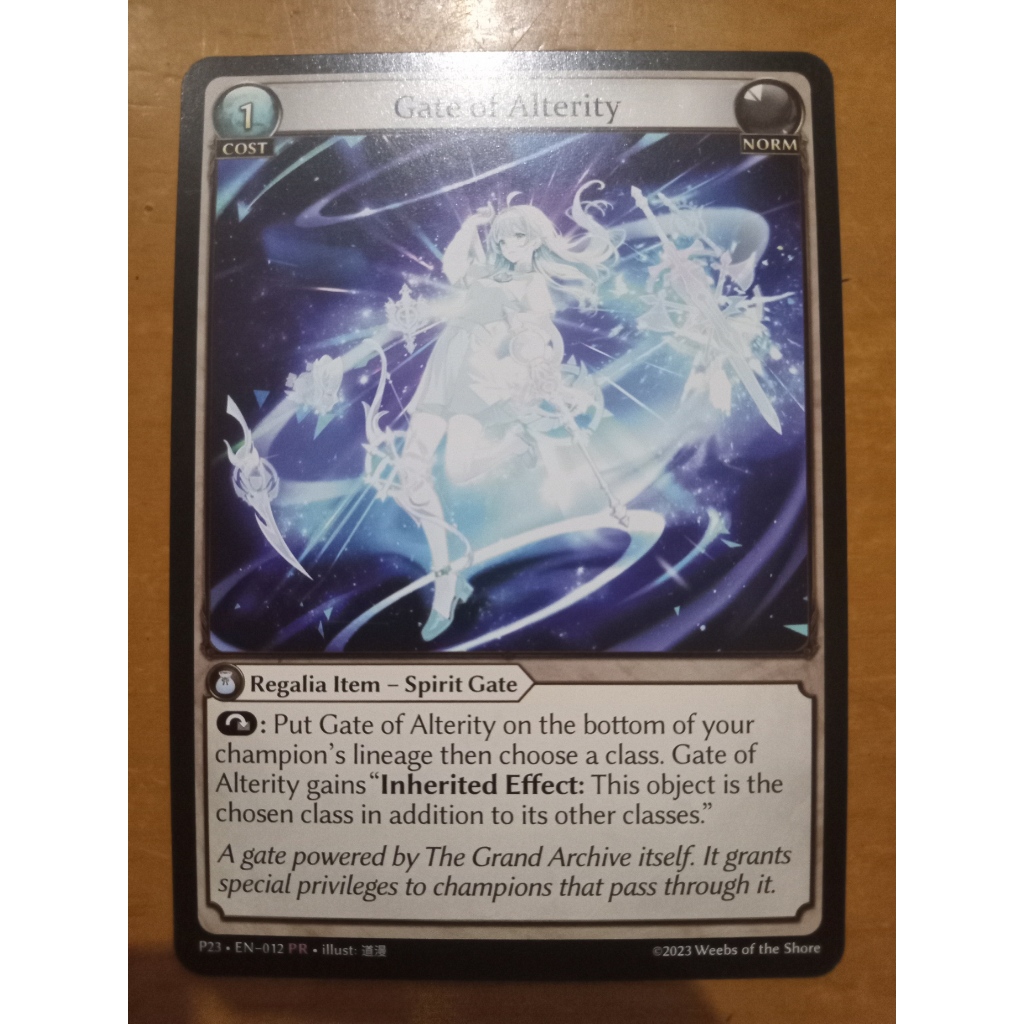 GA Gate of Alterity Promo P23 Grand Archive English GATCG | Shopee ...
