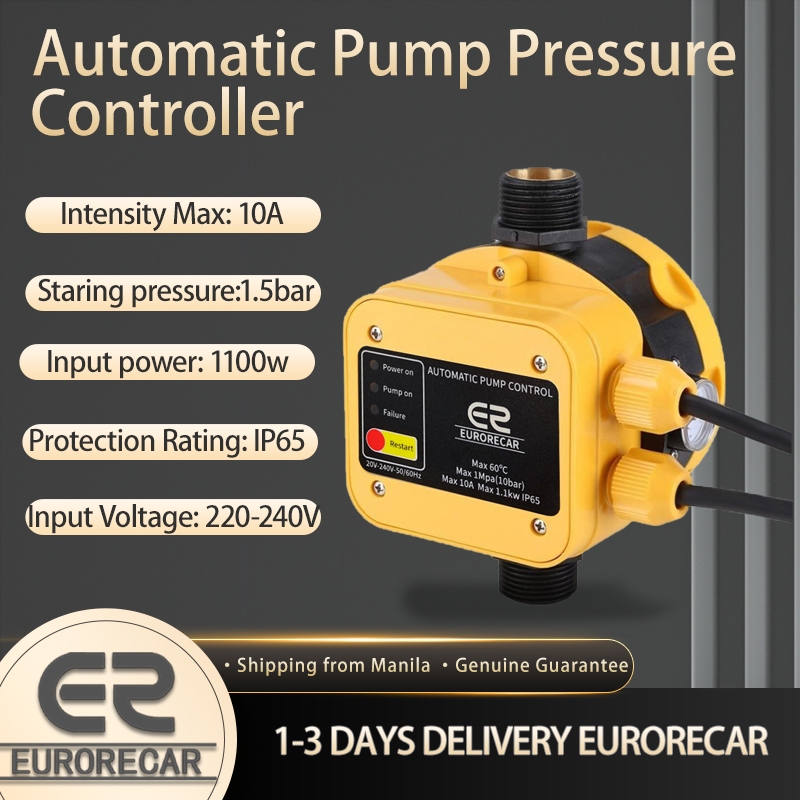 Automatic Water Pump Pressure Switch Electric Controller with Gauge ...