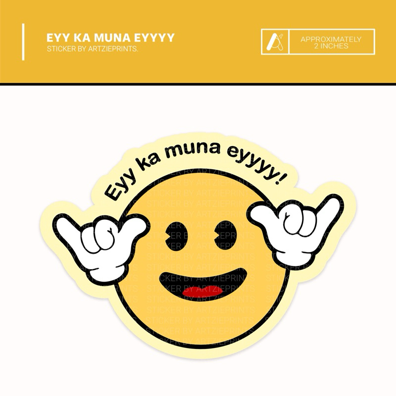 BINI Eyy Ka Muna Inspired Sticker | Matte Laminated Waterproof | For ...