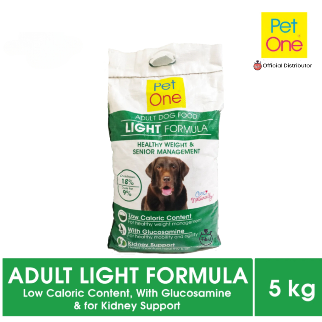 Pet One Adult Light Formula Dry Dog Food (For Healthy Weight and Senior ...