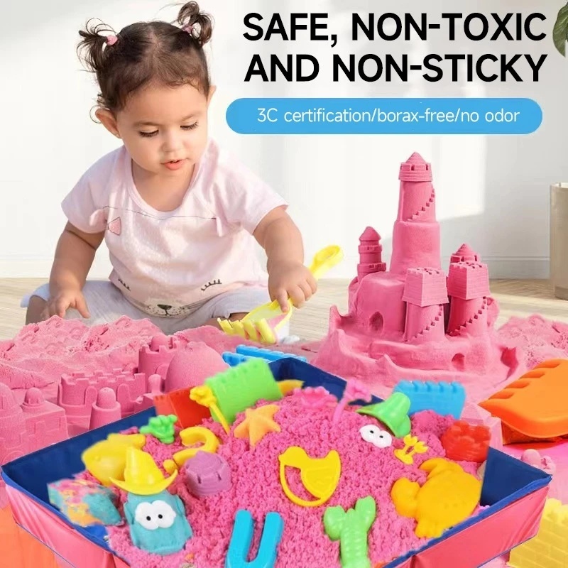 AAkids 1kg Sand Play Set Space Sand Colored Sand Toy For Kids Sand Clay ...