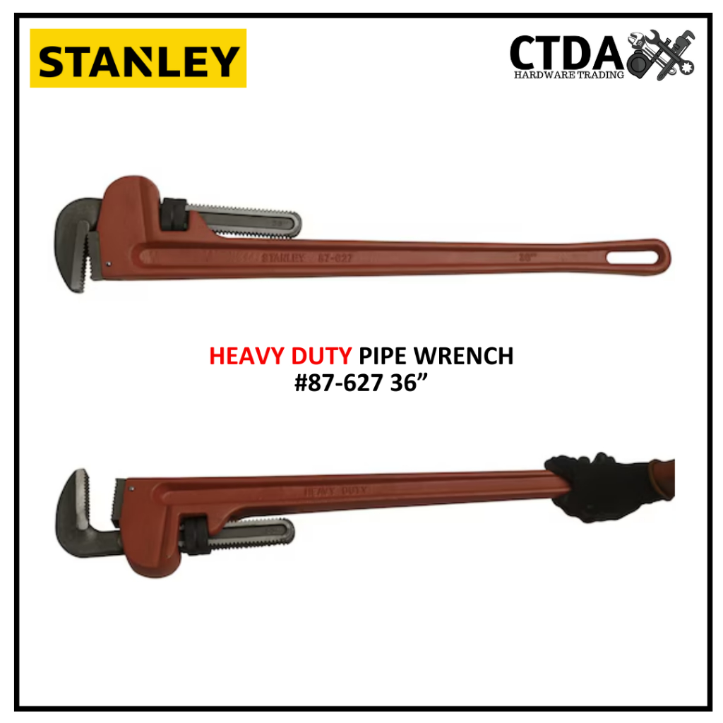 STANLEY HEAVY DUTY PIPE WRENCH 87627 36 INCHES Shopee Philippines