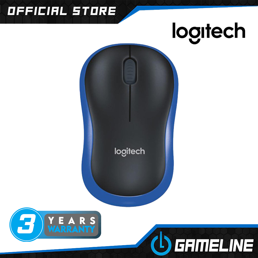 Logitech Wireless M185 Mouse - Blue | Shopee Philippines