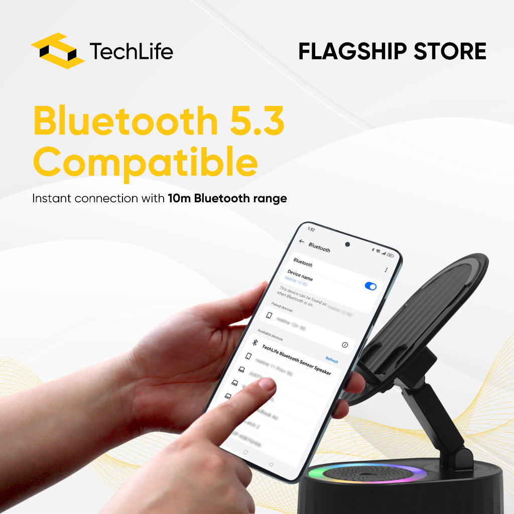 realme TechLife Bluetooth Sensor Speaker | Built-in Powerbank | 5W ...