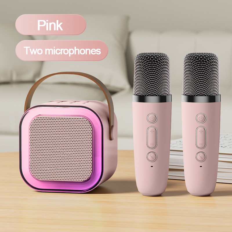 K12 Portable Bluetooth speaker RGB Light Wireless dual microphone Mini ...