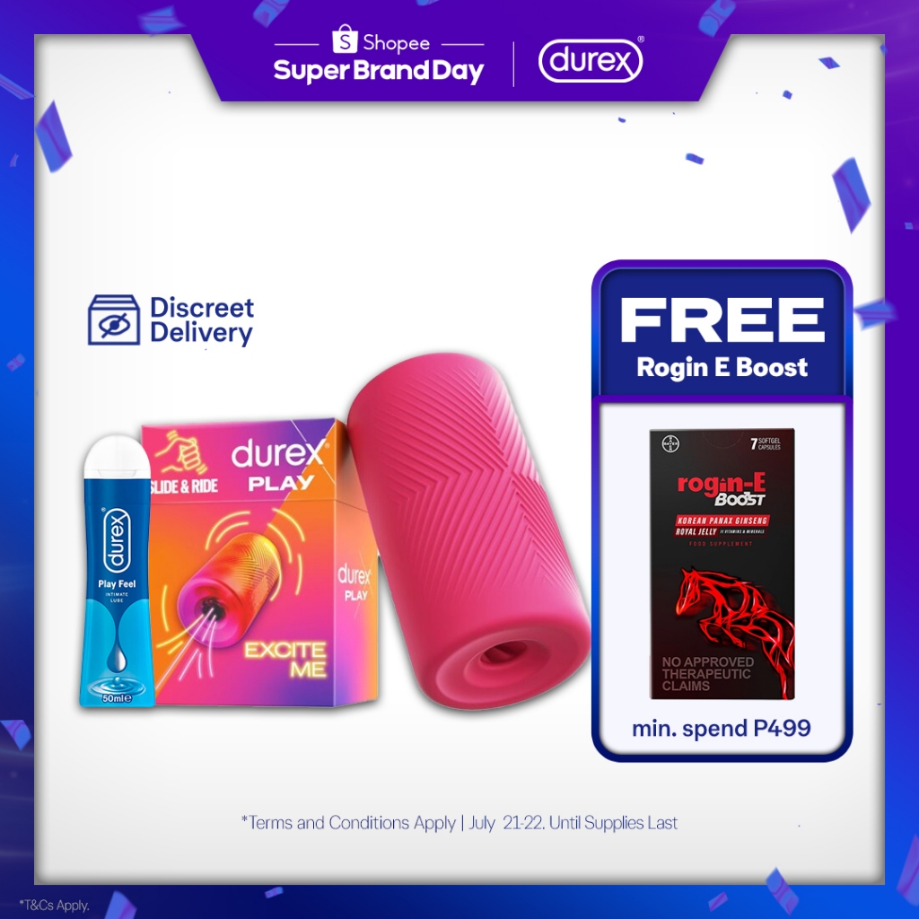 Durex Play Slide & Ride Masturbation Sleeve (for man) | with Play Feel 50mL  Lubricant | Shopee Philippines