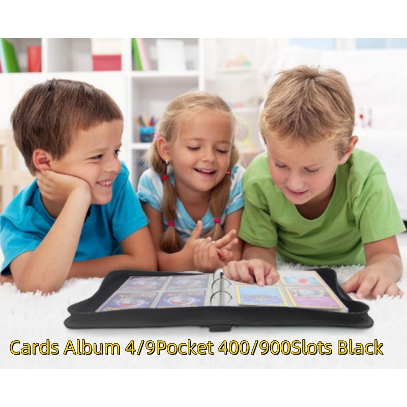Game Card Collection Booklet 400/900 Cards Booklet 4/9 Grid Pokemon ...