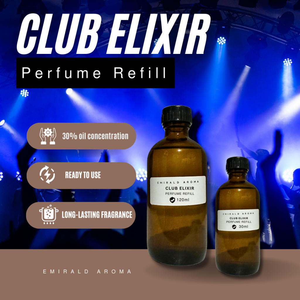 EMIRALD AROMA RL CLUB ELIXIR PERFUME REFILL: Lasting Dupe Fragrance ...