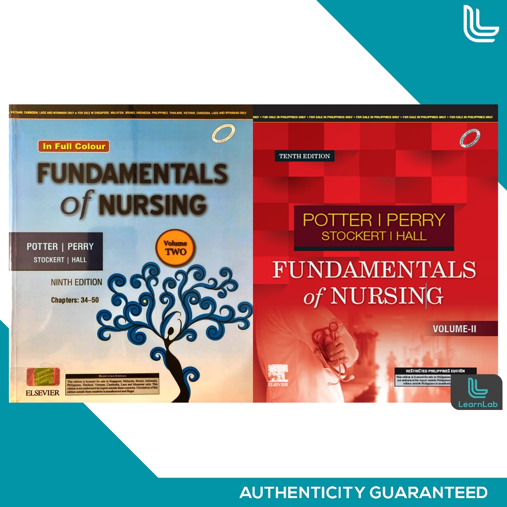 FUNDAMENTALS OF NURSING Volume 1 & 2 (In Full Color) Ninth Edition ...