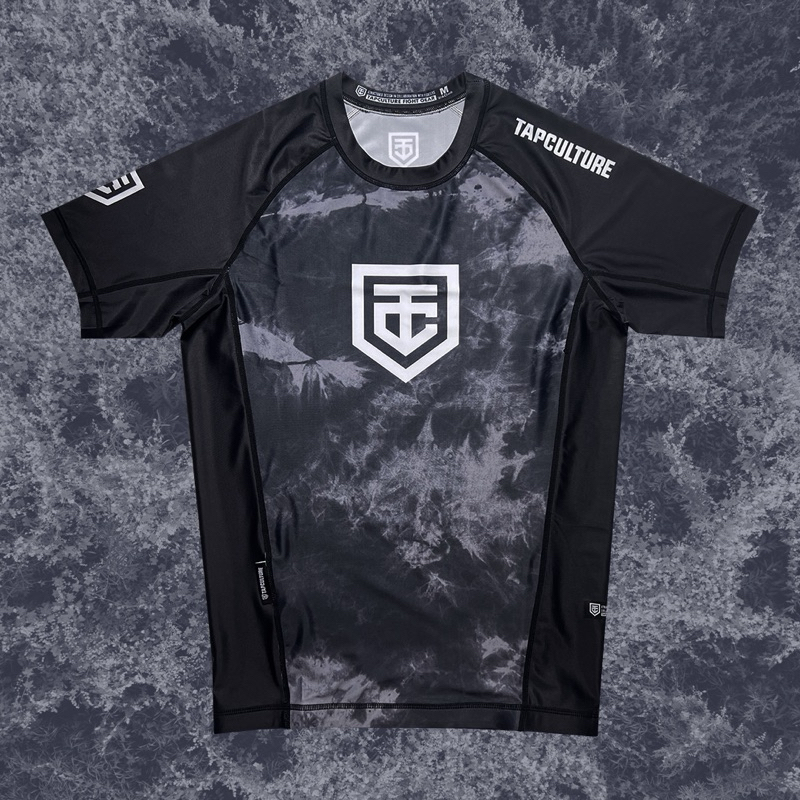 Black Wash Short Sleeve Rash Guard | Shopee Philippines