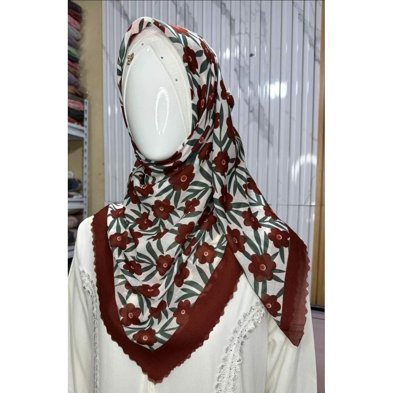 how to wear triangle hijab