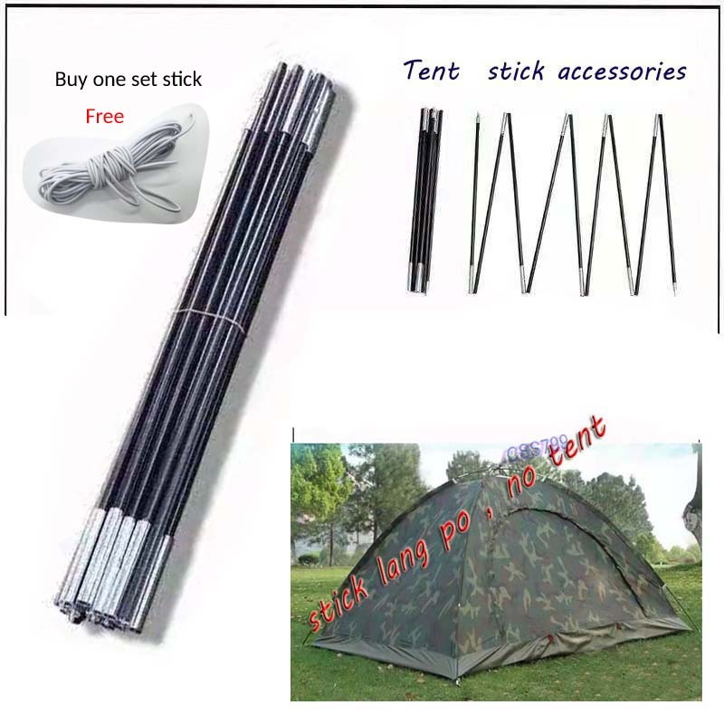 Set stick tent Outdoor camping tent accessory rubber/stick/tent pegs ...