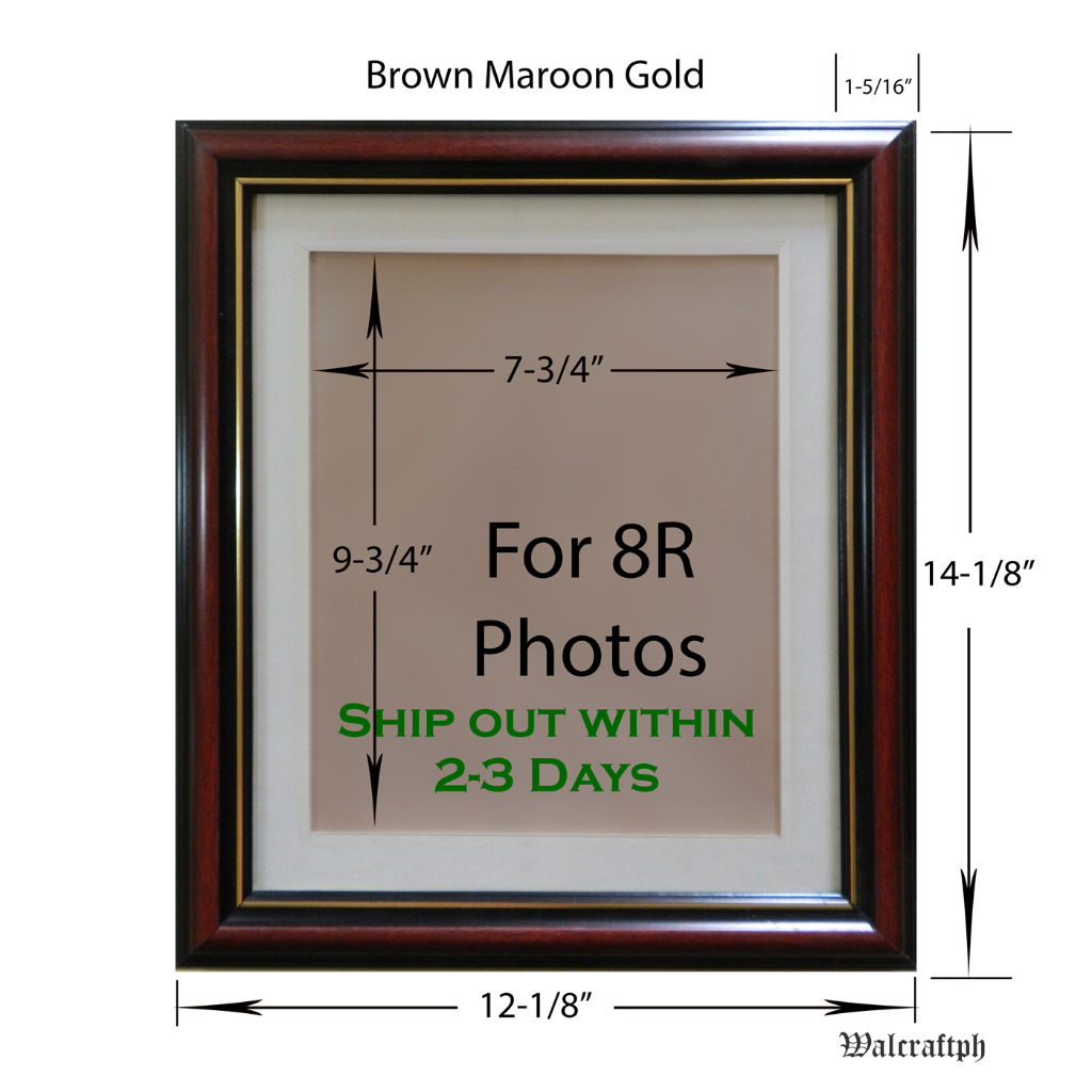 Graduation Frame with Mat for 8R - 8x10 / No Mat / with Printing ...