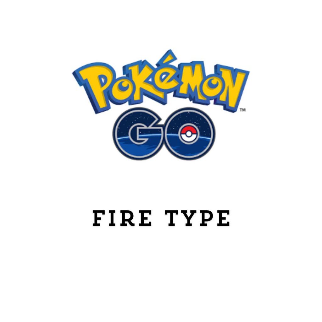 Pokemon Go - Fire Type Non Holo | Shopee Philippines