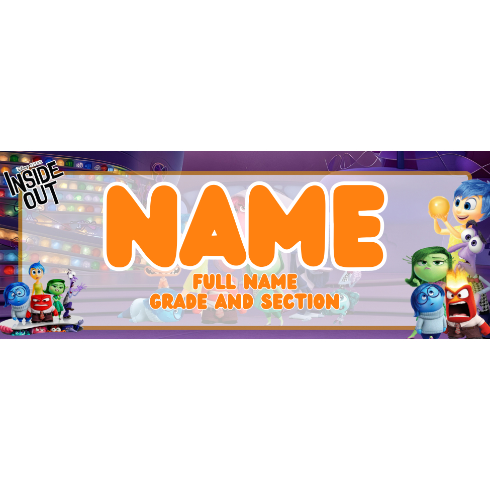 Customized Laminated / PVC Name Tag for School | FREE LACE | Shopee ...