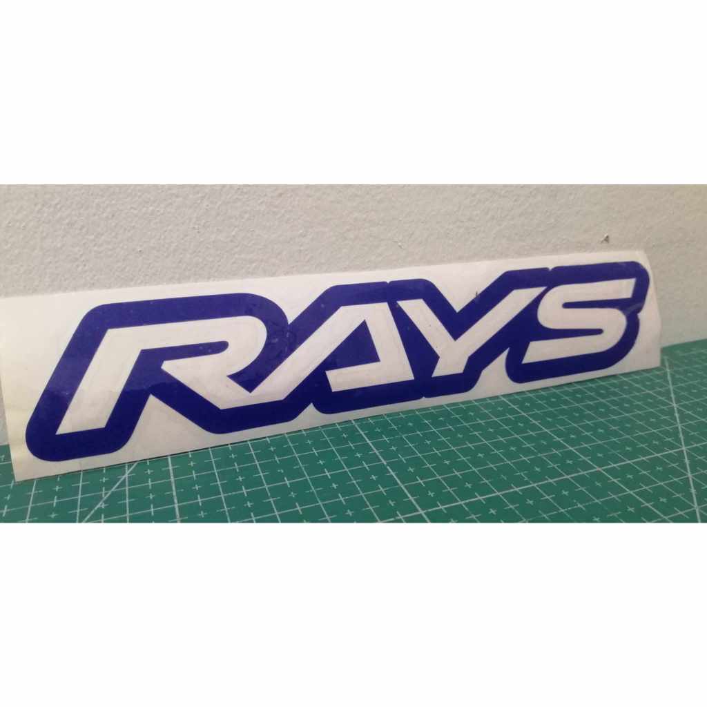 RAYS logo sticker ( 200mm) | Shopee Philippines