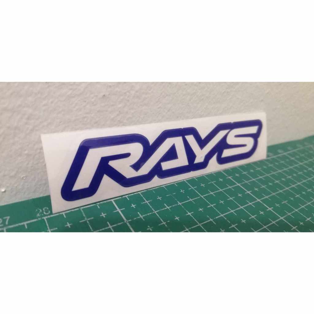 RAYS logo sticker ( 200mm) | Shopee Philippines