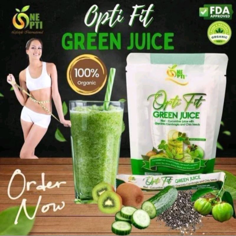 OPTI FIT GREEN JUICE (10 sachets / 1 Pack) | Shopee Philippines