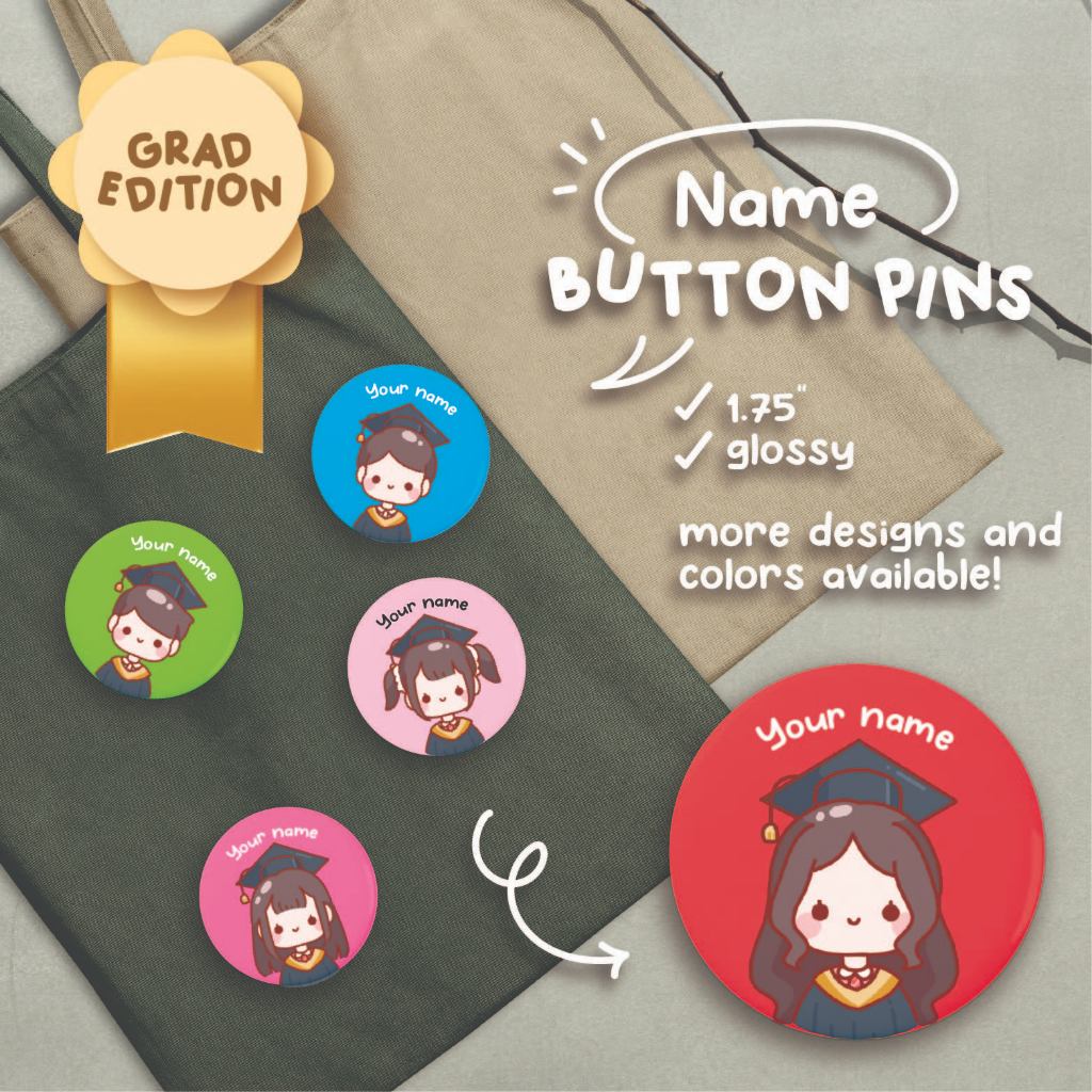 Name Button Pins 