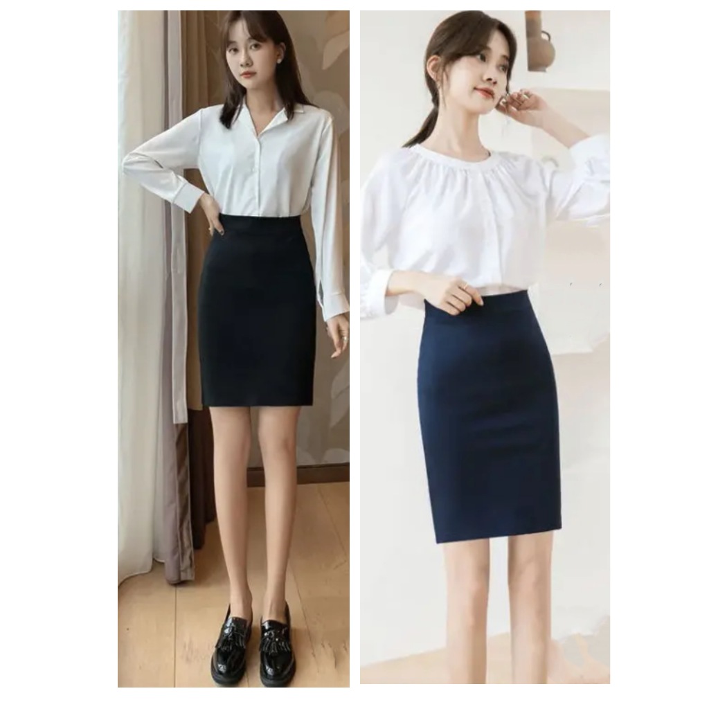 Pencil cut skirt shopee hotsell