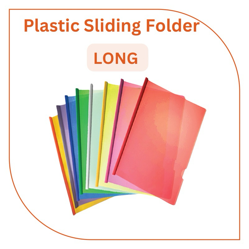 Long Plastic Sliding Folder (12pcs/Pack) | Shopee Philippines