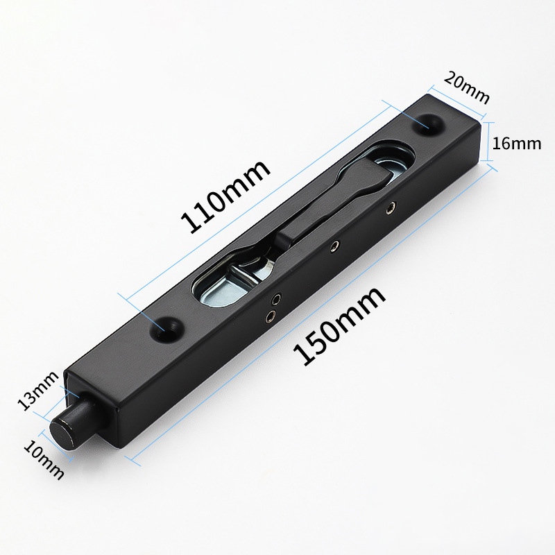 6 inch/8 inch Fireproof Concealed Door Security Bolt Lock Stainless ...