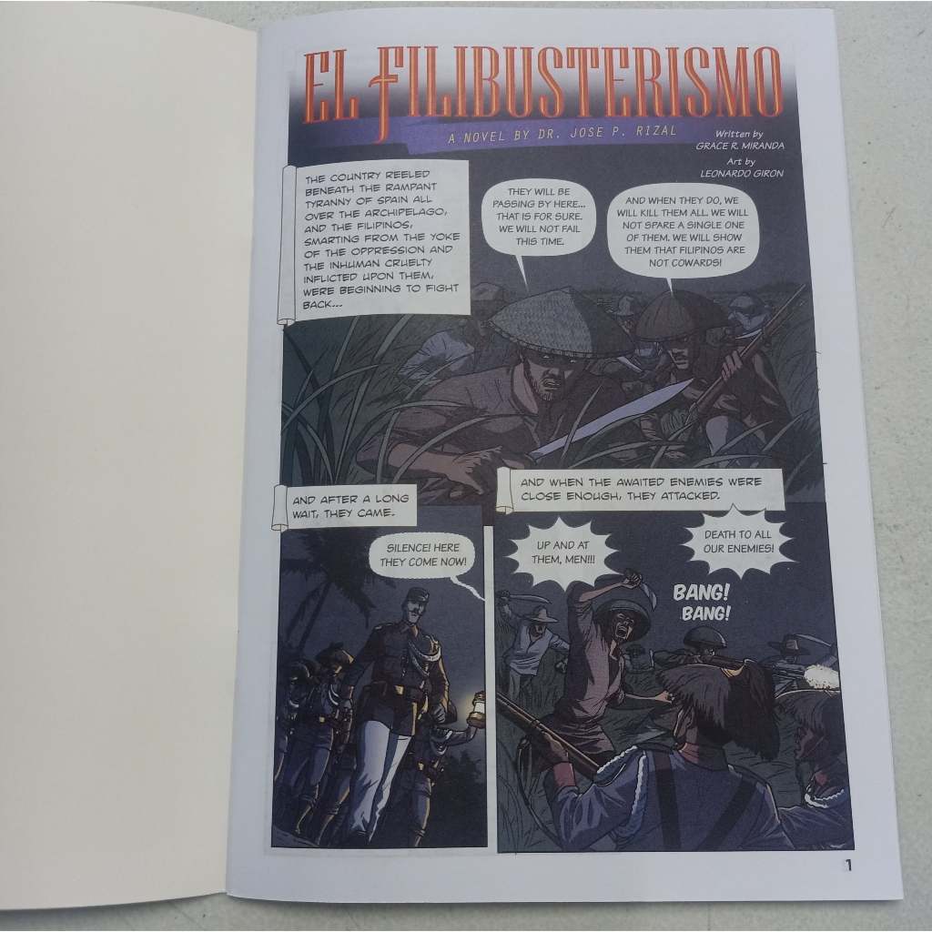 El Filibusterismo by Jose Rizal English Comics | Shopee Philippines