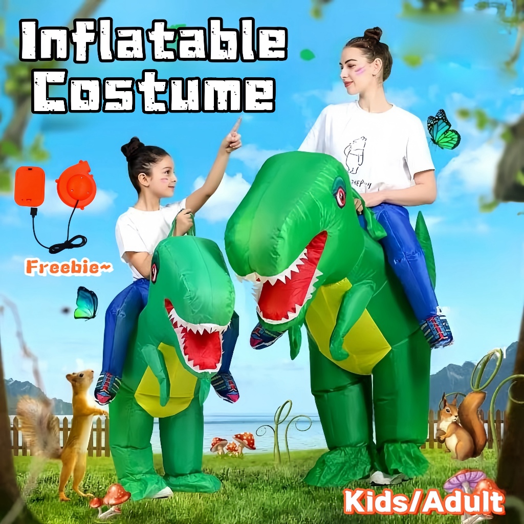 OnHand Child baby inflatable dinosaur costume toddler Halloween blowing up  fancy dress kindergarten