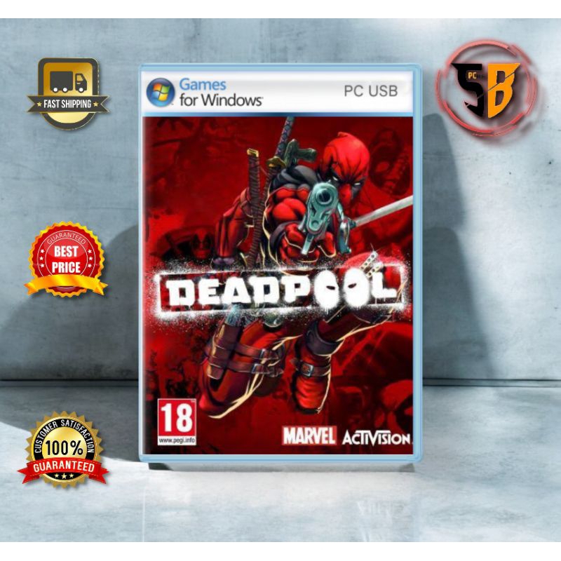 PC Laptop Video Game DEADPOOL USB Windows OS Easy Install | Shopee ...