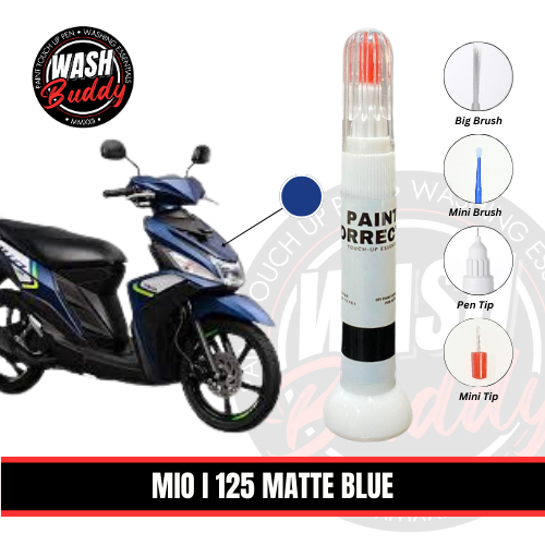 Mio i125 Matte Blue Color Touch Up (Paint Correct) | Shopee Philippines