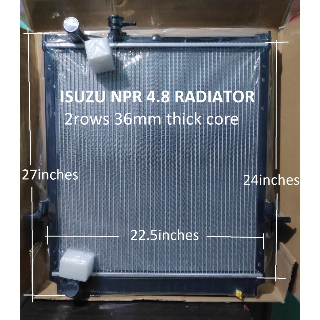 ISUZU ELF RADIATOR NPR NKR 4HE1 4.8L MANUAL | Shopee Philippines