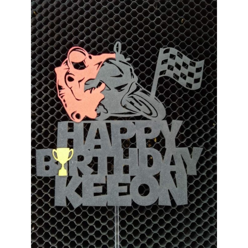 Customized Cake Topper with Special Layouts, 2-3 Colors, CARDSTOCK ...