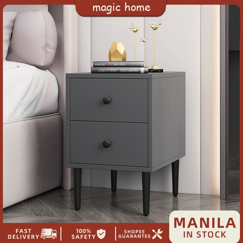 Magic Home Bedside Table Drawer Bedside Table Modern Bedroom Wall Side ...