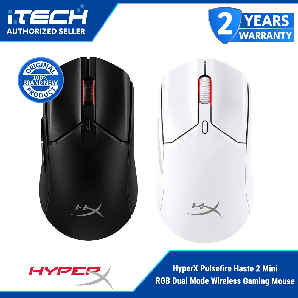 HyperX Pulsefire Haste 2 Mini RGB Dual Mode Wireless Gaming Mouse ...