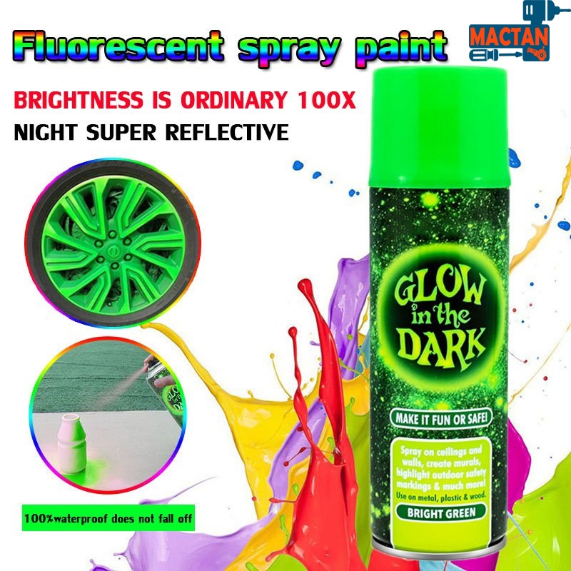 Fluorescent green yellow spray paint for motorcycle car Super