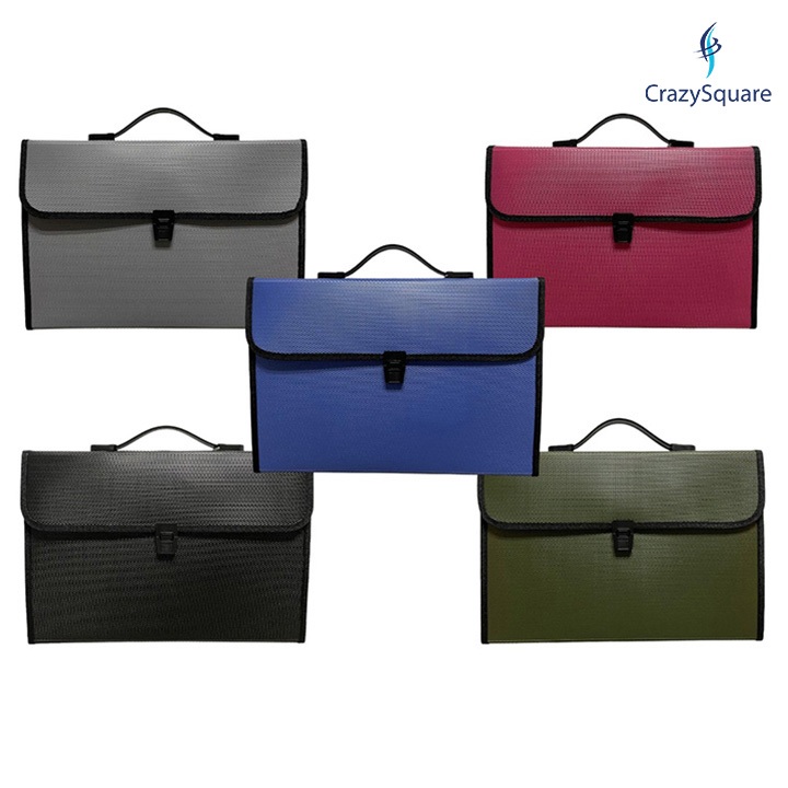 CSQUARE 12 Pockets Long Expandable File Envelope for School and Office ...