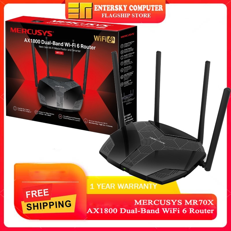 Wifi Extender Tim 6 TP-Link Mercusys ME70X AX1800 - Extender Dual Band Per Eliminare Zone Morte Ripetitore Wifi