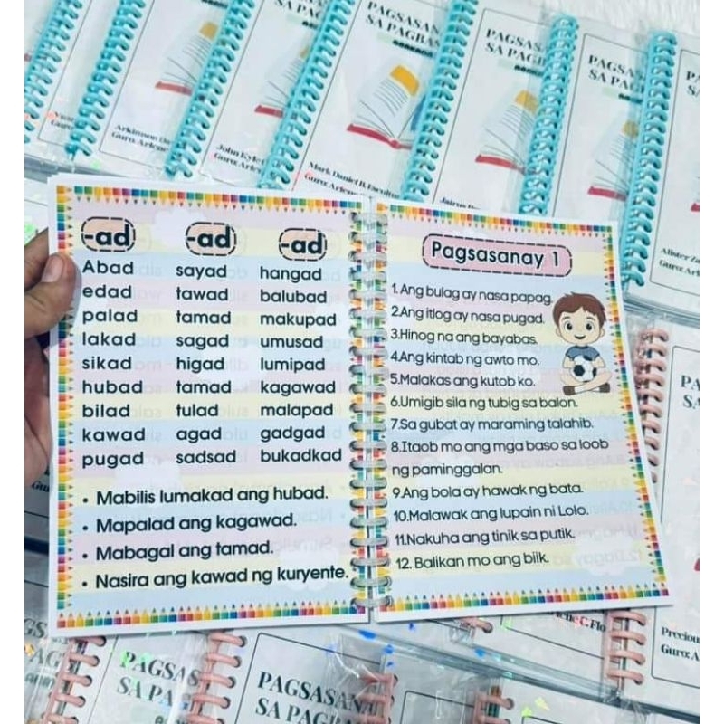 ABAKADA pag sasanay sa pag babasa (kinder to grade 2) | Shopee Philippines