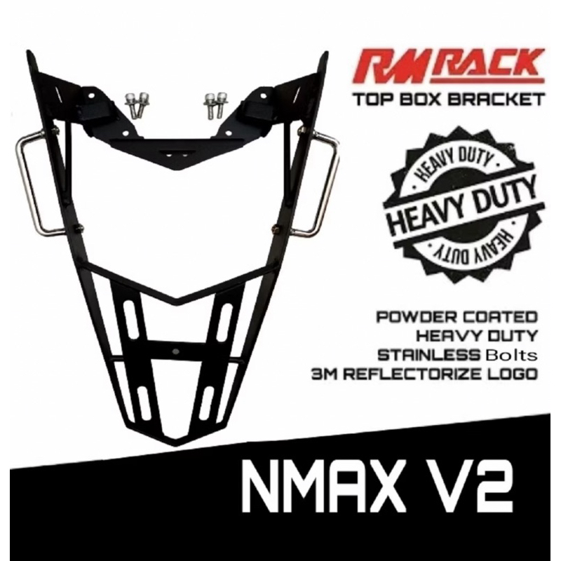 NMAX 2020 V2 RM Rack Heavy Duty Top Box Bracket | Shopee Philippines