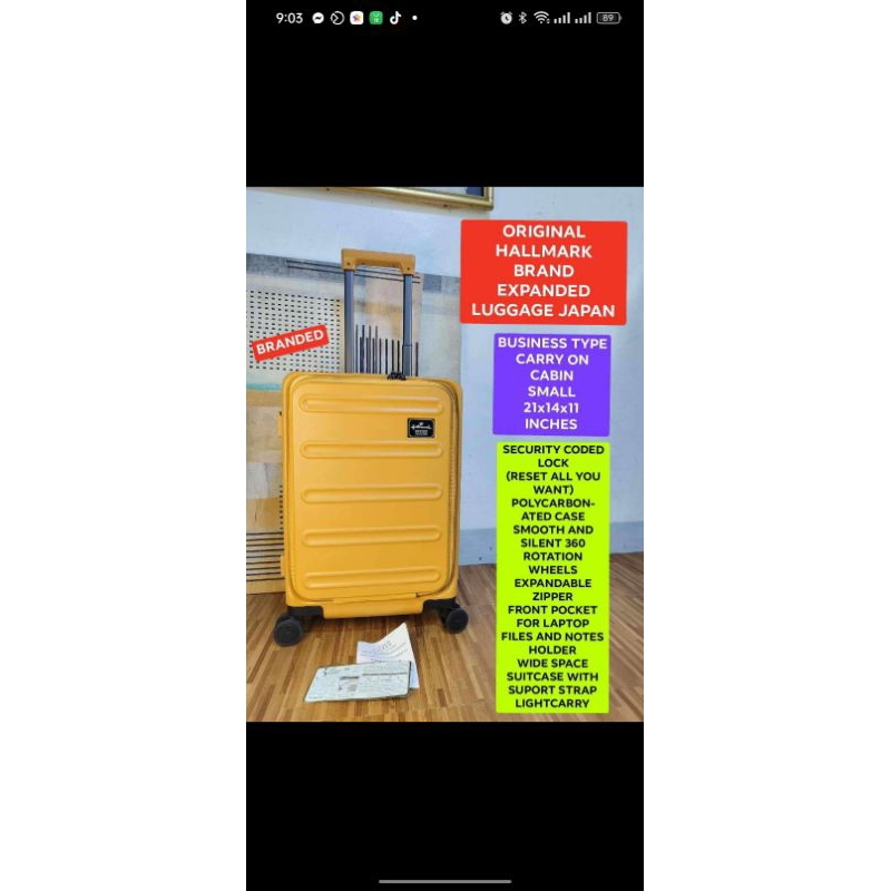 Hallmark luggage case outlet