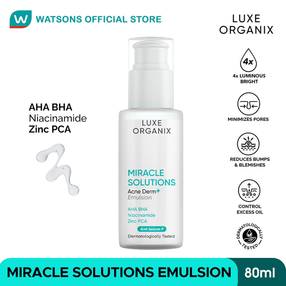 LUXE ORGANIX Aha Bha Miracle Solutions Facial Cleanser 150ml | Shopee ...