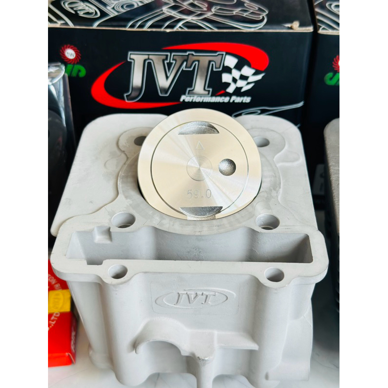 JVT Cylinder Block (59MM) for Mio i 125/Mio Soul i 125 and MiO Sporty ...