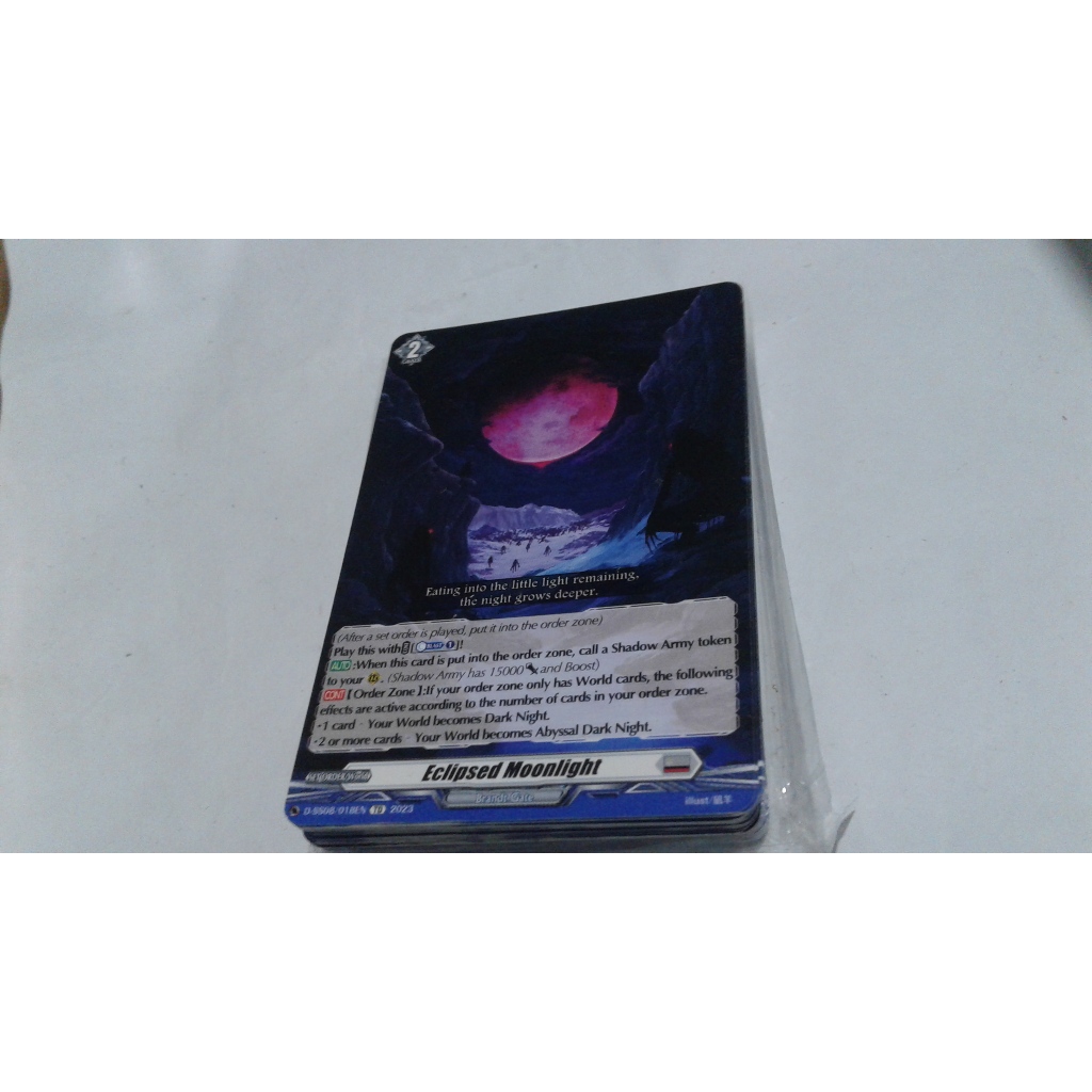ECLIPSED MOONLIGHT VANGUARD CARD 1 ONE PIECE TCG NO FOIL PLAYED DECK D ...